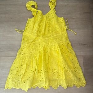 Girls Zara eyelet dress